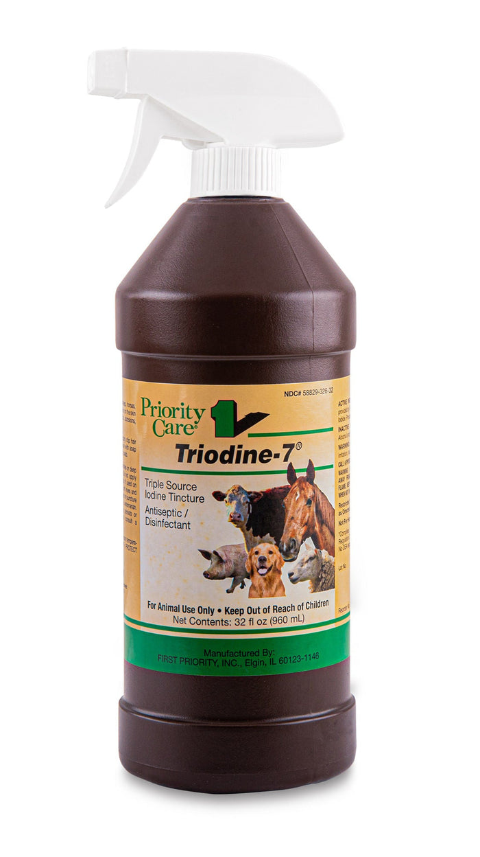 Triodine - 7 Iodine Tincture Antiseptic & Disinfectant - FQT2 - 32 oz Triodine - 7 - 4