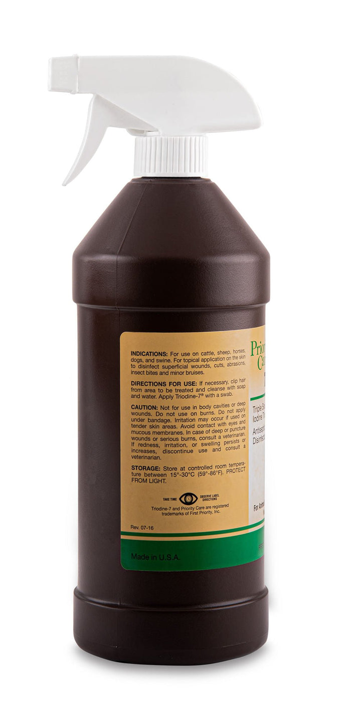 Triodine - 7 Iodine Tincture Antiseptic & Disinfectant - FQT2 - 32 oz Triodine - 7 - 5