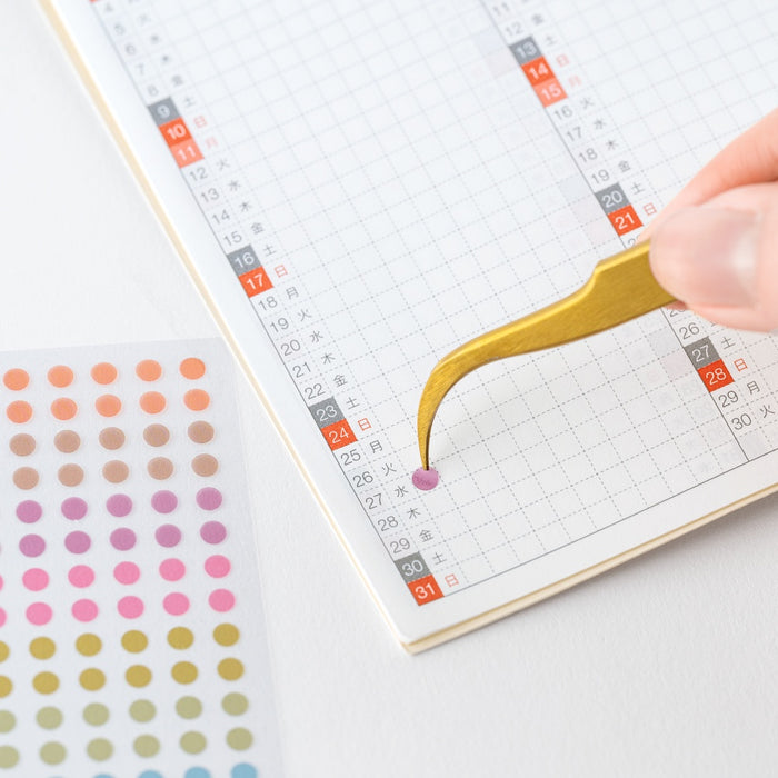 TSUKI no IRO Transparent Dot Stickers | Asst. Sizes