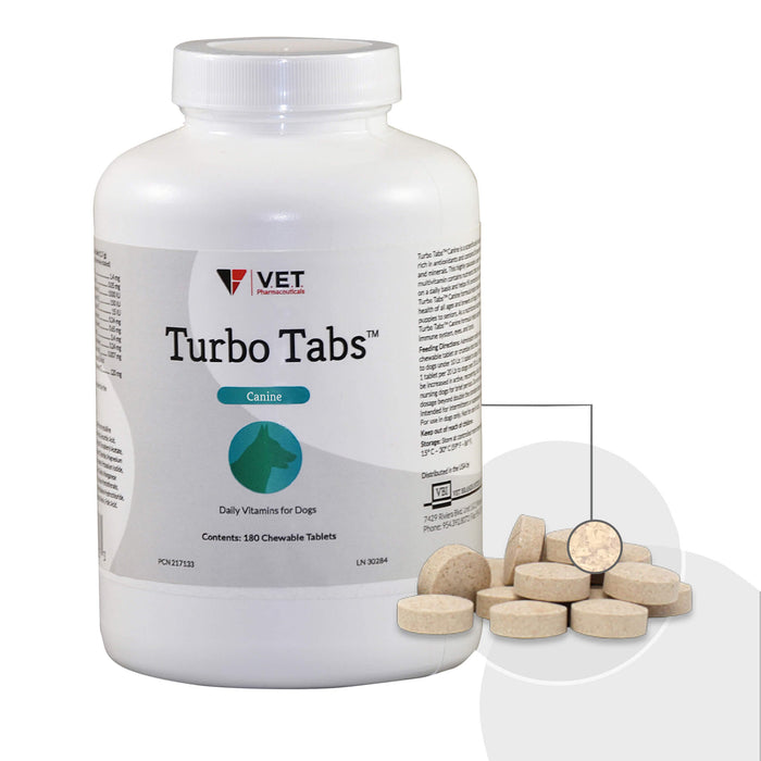 Turbo Tabs Chewable Daily Vitamins for Dogs, 180 ct - VB19 - 180 ct - 5