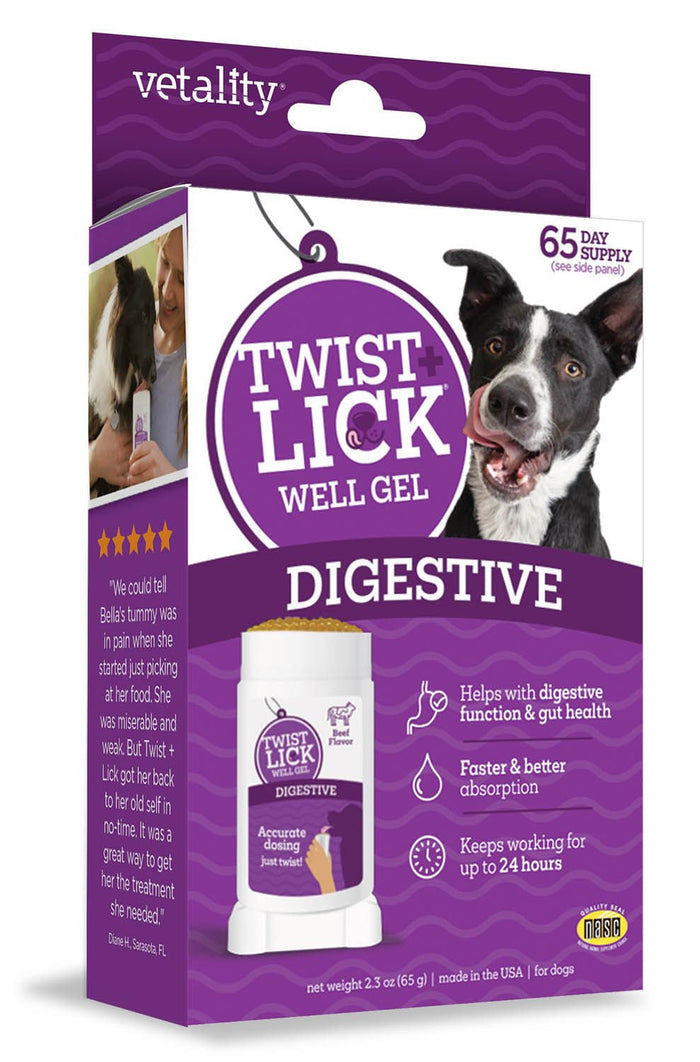 Twist & Lick Digestive Health Supplement for Dogs - TVB2M - 1