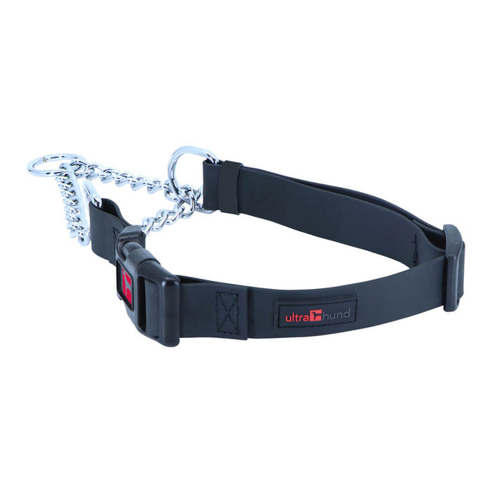 Ultrahund Play Martingale Dog Collar - 020ULT-00419 - 1" Wide (Adjustable 18” to 22”) - Black - 1