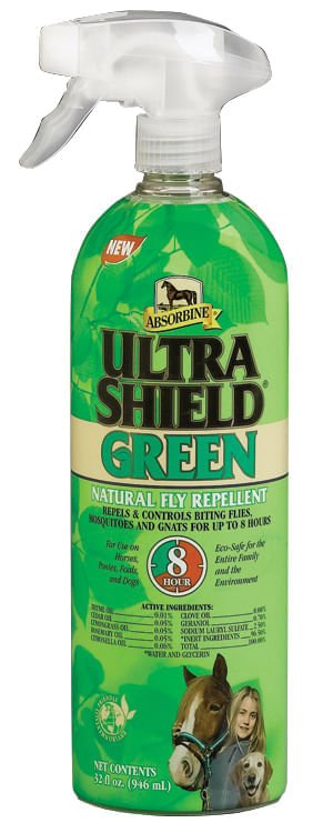 UltraShield Green Natural Fly Repellent - Y1UH - 32 oz - 7