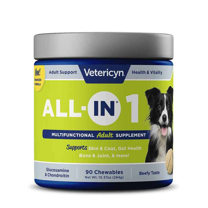 Vetericyn ALL - IN Adult Formula for Dogs, 90 Chewable Tablets - LAN1F - 1