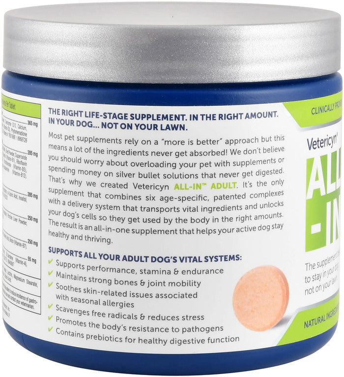 Vetericyn ALL - IN Adult Formula for Dogs, 90 Chewable Tablets - LAN1F - 4
