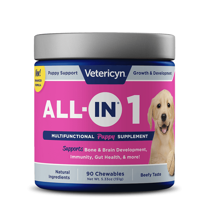 Vetericyn ALL - IN Puppy Formula, 90 Chewable Tablets - LAN1H - 1