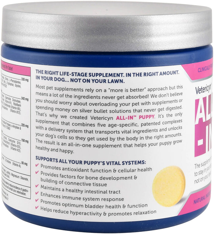 Vetericyn ALL - IN Puppy Formula, 90 Chewable Tablets - LAN1H - 4