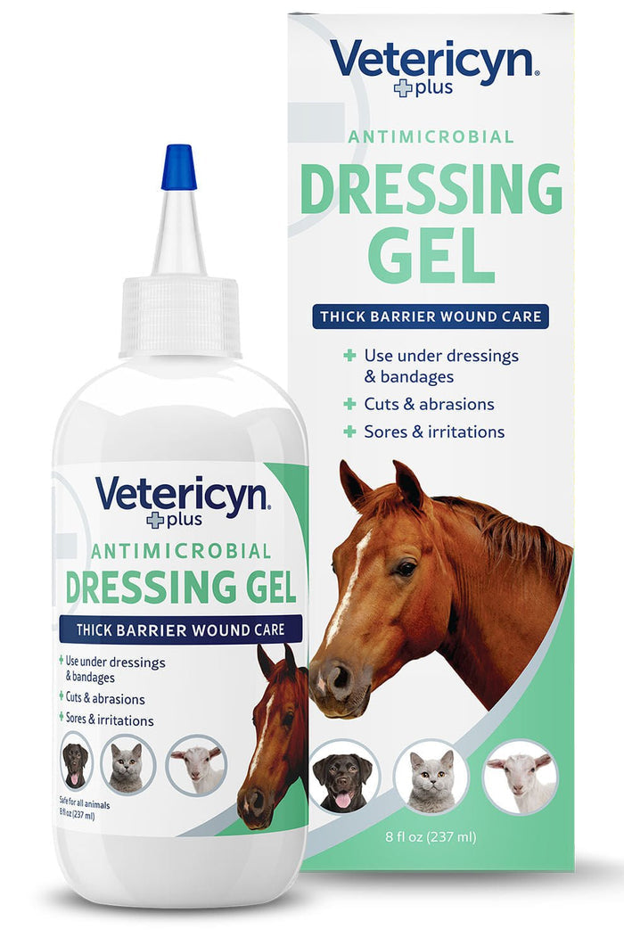 Vetericyn Plus Antimicrobial Dressing Gel, 8 oz - LAN1R - 8oz - 1