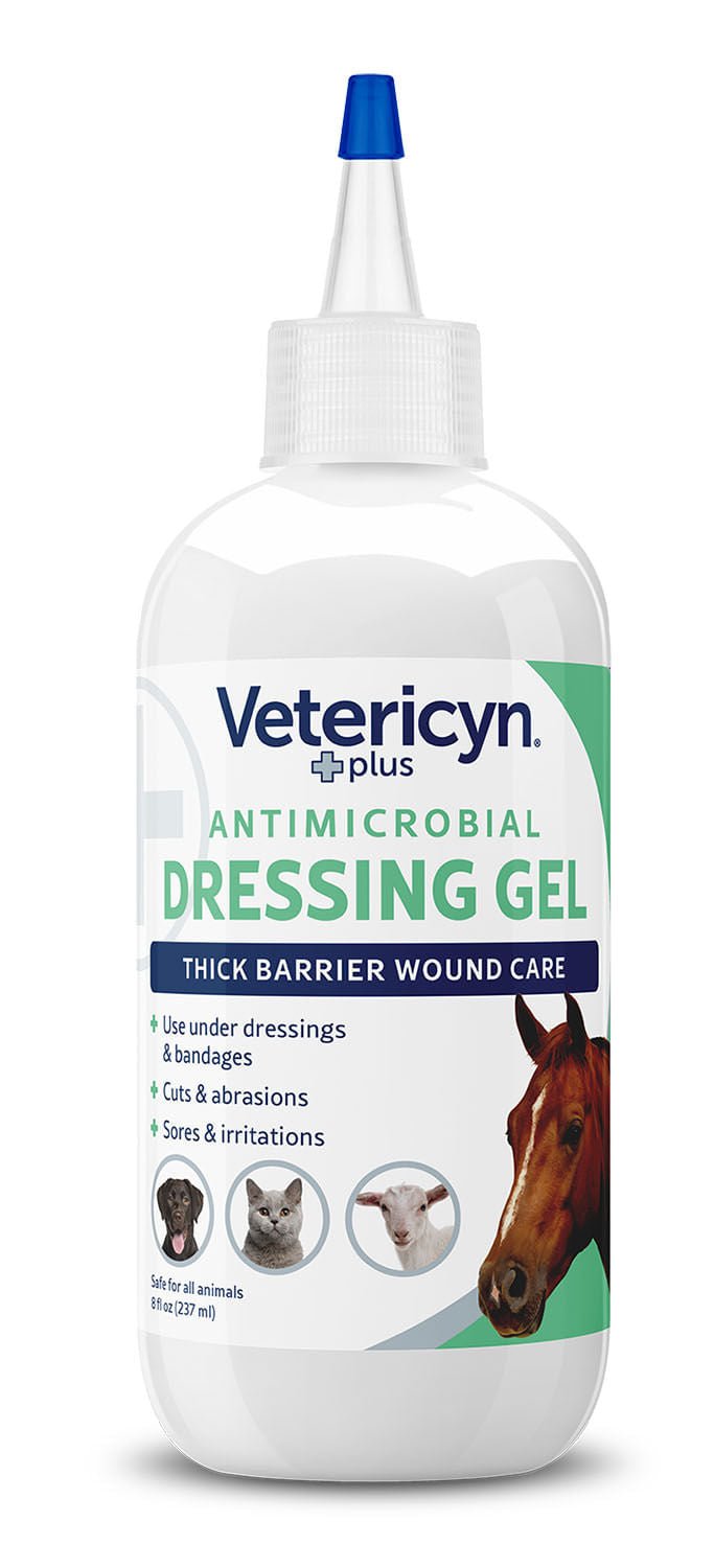 Vetericyn Plus Antimicrobial Dressing Gel, 8 oz - LAN1R - 8oz - 5