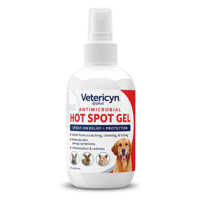 Vetericyn Plus Antimicrobial Hot Spot Gel, 3 oz - LANAJ - 1