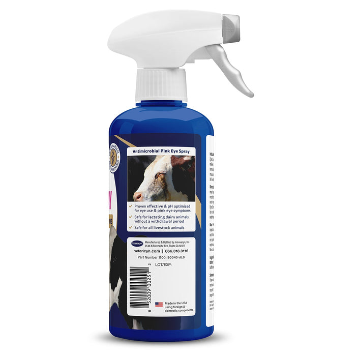 Vetericyn Plus Antimicrobial Pinkeye Spray, 16 oz - LANV3 - 3