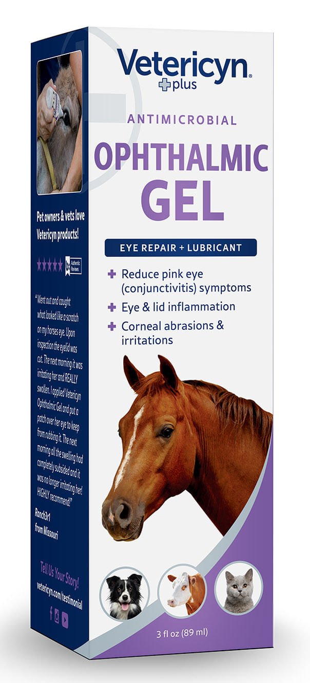 Vetericyn Plus Ophthalmic Gel, 3 oz - LANV4 - 3