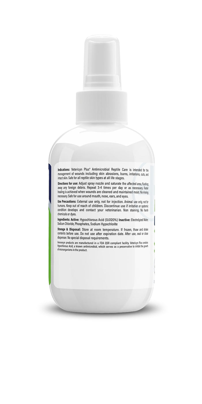 Vetericyn Reptile Antimicrobial Wound & Skin Care, 3 oz - LAN1U - Clear - 3oz - 3