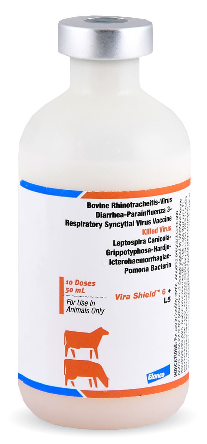 Vira Shield® 6 + L5 Cattle Vaccine - G5V8 - 10 Dose - 1