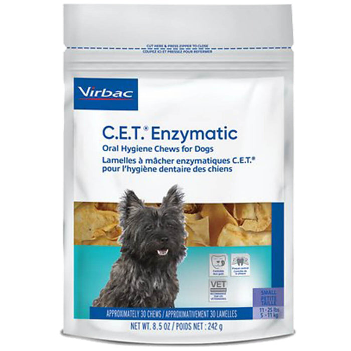 Virbac C.E.T. Enzymatic Oral Chews for Dogs - 018VR-CET02087 - 11 - 25 lbs - 1 pk - 1