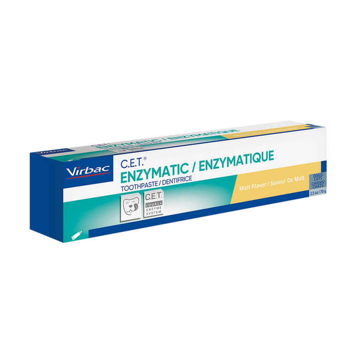 Virbac C.E.T. Enzymatic Pet Toothpaste for Dogs & Cats – Plaque & Tartar Control, 2.5 oz - 018VR-CET102 - Malt - 6