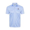 Virginia Semi-Spread Collar Polo Blue Houndstooth