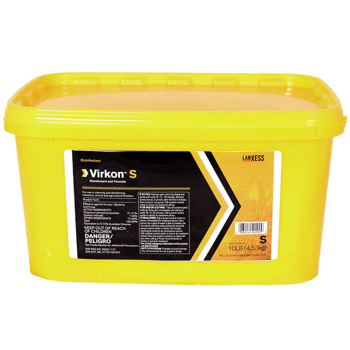 Virkon S Disinfectant Pail, 10 lb - 005002-10 - 10 lbs - 1