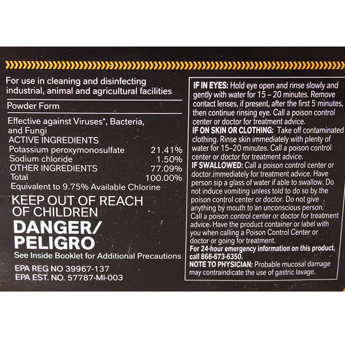 Virkon S Disinfectant Pail, 10 lb - 005002-10 - 10 lbs - 2