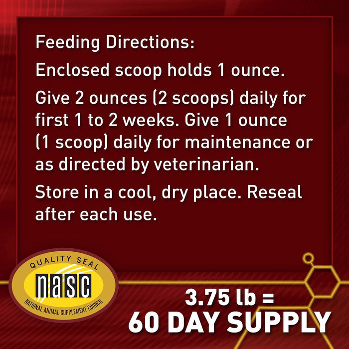 Vita Flex Equinyl Combo Joint Formula Horse Joint Supplement, 60 Day Supply - FA6J - 3.75lbs - 7