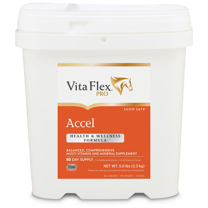 Vita Flex Pro Accel Health & Wellness Formula, Supplement for Horses - FA5L - 5lbs - 1