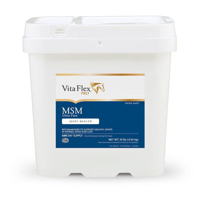 Vita Flex Pro MSM Quality Joint Supplement for Horses, Dogs and Cats - FA64 - 10lbs - 1