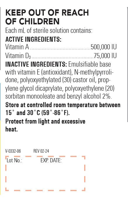 Vitamin AD Injection for Cattle, 250 ml - 7VVY - 250 mL - 3