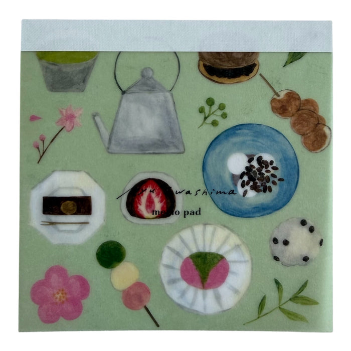 Wagashi Memo Pad by Aya Iwashima