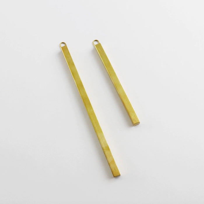 Wall Brass Stick Vase | Large