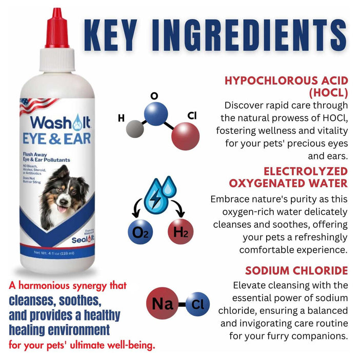 Wash It Eye & Ear Wash, 4 oz - SIAC - 4oz (118 ML) - 2