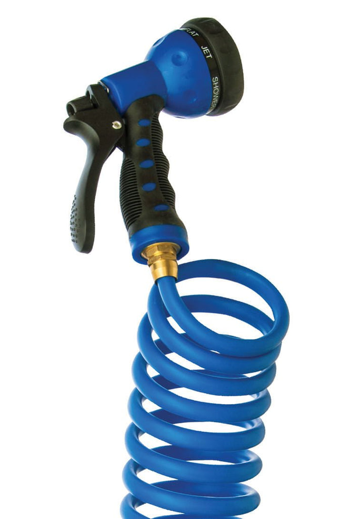 Water Hose with Nozzle, 1/2" x 25'L - JTI3I - 2
