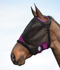 Weatherbeeta ComFITec Durable Mesh Horse Fly Mask - 0V5FJ - Mini - Black/Purple - 1