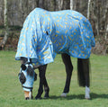 WeatherBeeta ComFiTec Essential Mesh II Fly Sheet with Combo Neck - Breathable Mesh Horse Sheet for Summer & UV Protection - 0V5SP - Seahorse - 72 in - 2