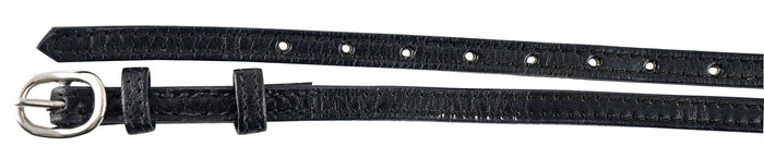 Weatherbeeta Kincade Leather Spur Straps with Keepers, Adults, Pair - KO5F - Black - Adults - 1