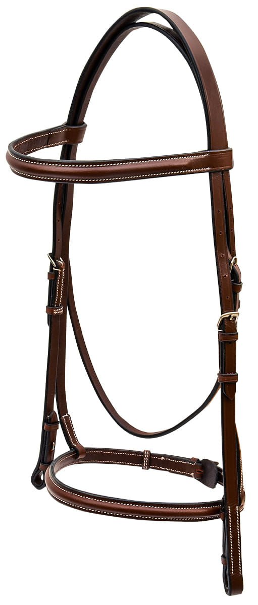 Weatherbeeta Kincade Plain Raised Bridle, Full - 0VJAV - Brown - 2