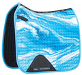 WeatherBeeta Prime Marble Dressage Saddle Pad - KO1JL - Blue Swirl - 1