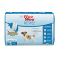 Wee - Wee Disposable Male Dog Wraps - 39YQ - XSmall / Small - 12 - 1