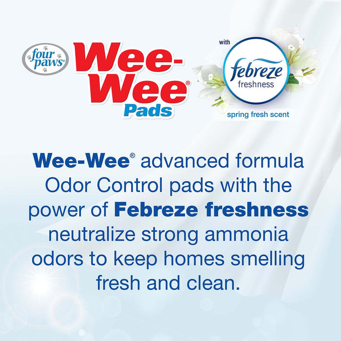 Wee - Wee Odor Control Dog Training Pads with Febreze Freshness - 39ZR - 50ct - 5