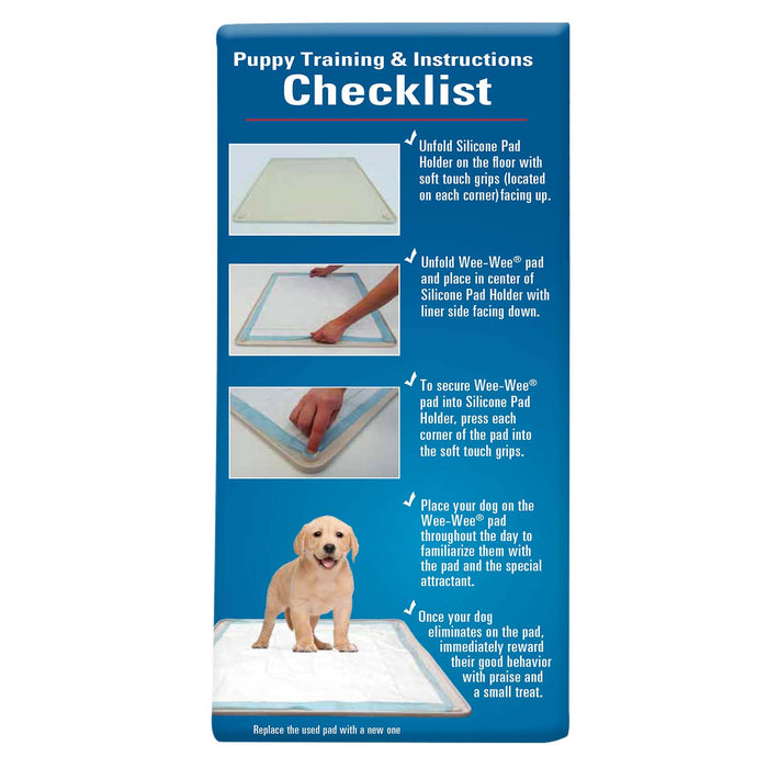 Wee - Wee Silicone Dog Housebreaking Pad Holder, 22" x 23" - 39Y9 - 22" x 23" - 2