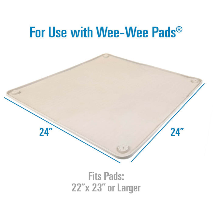 Wee - Wee Silicone Dog Housebreaking Pad Holder, 22" x 23" - 39Y9 - 22" x 23" - 5