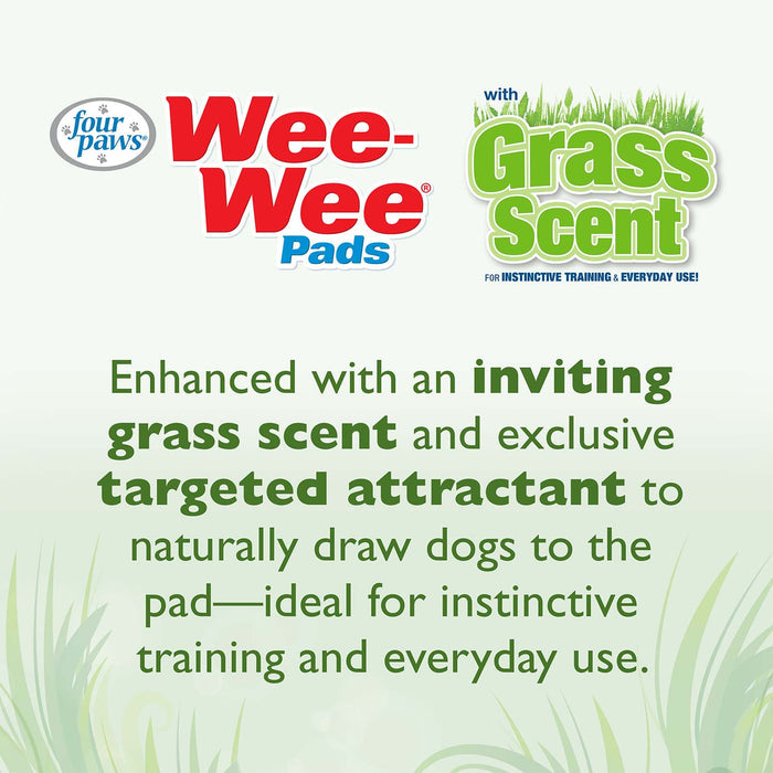 Wee - Wee Ultimate Attractant Dog Pee Pads with Grass Scent - 39ZM - 10ct - 4