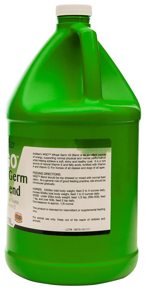 WGO Wheat Germ Oil Blend Vitamin E Liquid Supplement for Horses, Gallon - AXF3 - 3