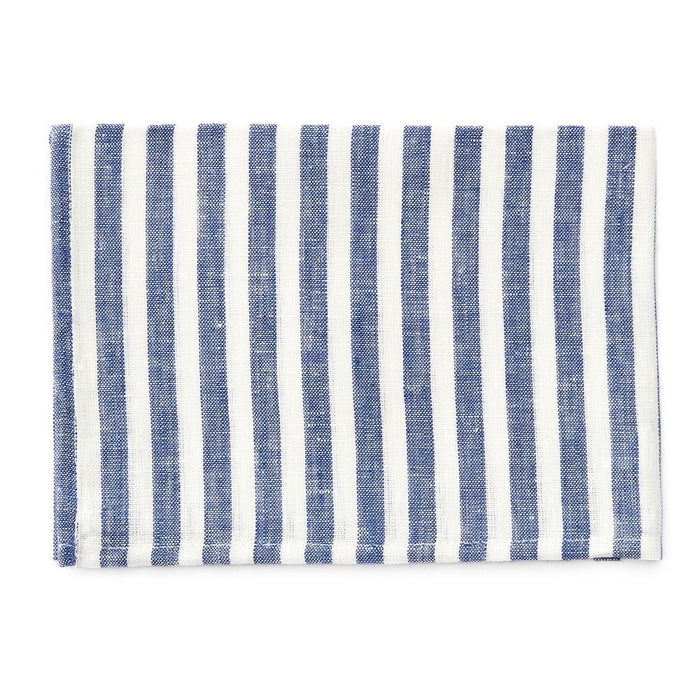 White Blue Stripe | Linen Kitchen Cloth