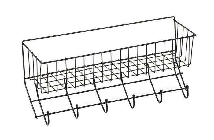 Wire 6 - Hook Tack Rack with Basket - 5Y1E1 - 1