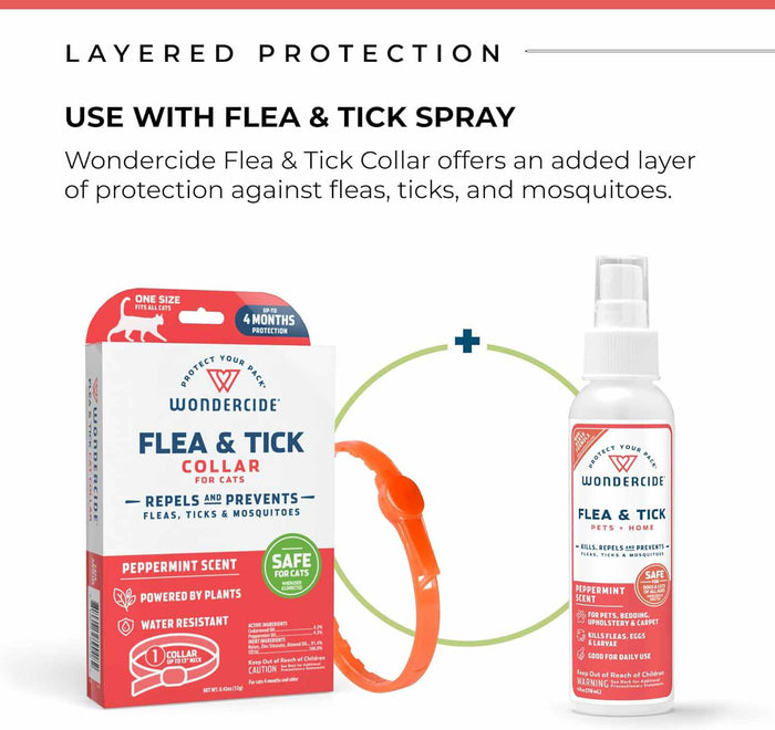 Wondercide Flea & Tick Collar for Cats, Peppermint - WC21P - Peppermint - 5