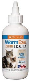WormEze Feline Anthelmintic Liquid, 4 oz - 7VK1 - 4oz - 1