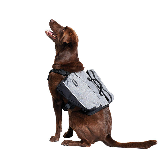 Zippy Paws Lightweight Adventure Backpack, Graphite - ZPP13 - Large - 2